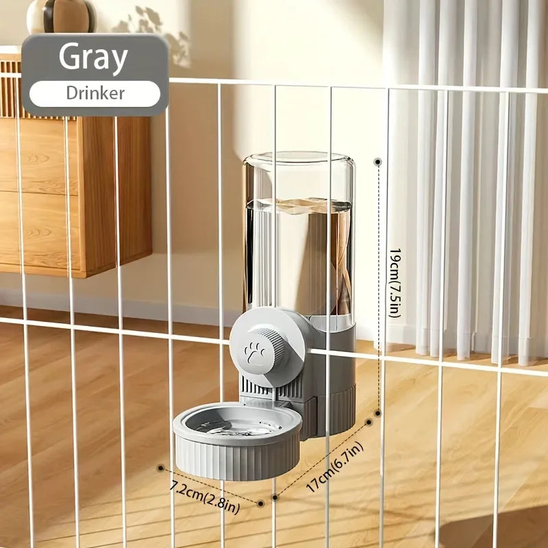 Pet Food Feeder Water Dispenser