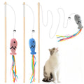 Wooden Cat Teaser Wand