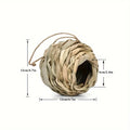 Hanging Grass Bird House