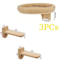Wooden Cat Wall Gym