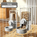 Pet Food Feeder Water Dispenser