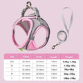 Adjustable Dog Harness Leash Set