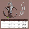 Adjustable Dog Harness Leash Set