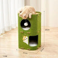 Felt Cat Barrel Bed
