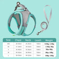 Adjustable Dog Harness Leash Set