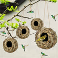 Hanging Grass Bird House