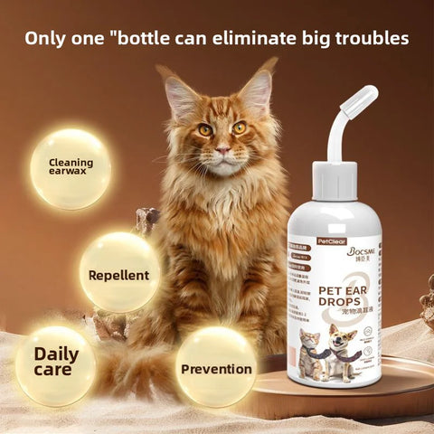 Pet Ear Cleaner Drops